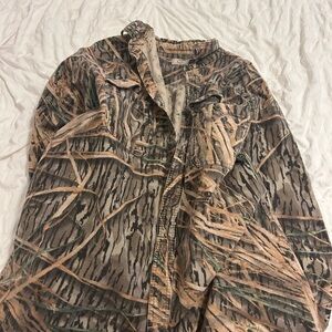 Mossy Oak Camouflage Button Down Shirt